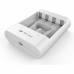 Carregador GP USB c/ 4 pilhas AAA 850 mAh